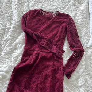 Maroon dress size small